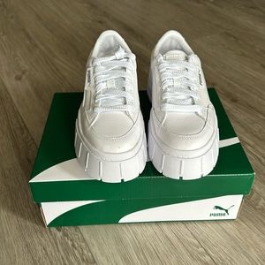 NEW! White Puma Platform Sneaker